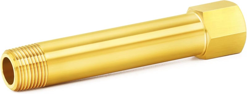 ChillWaves وصلات أنابيب نحاسية، أنبوب نيبيل طويل 3/4" NPT ذكر x 3/4" NPT أنثى خيط 4" طول (100 مم) (1-عبوة) - Image 1